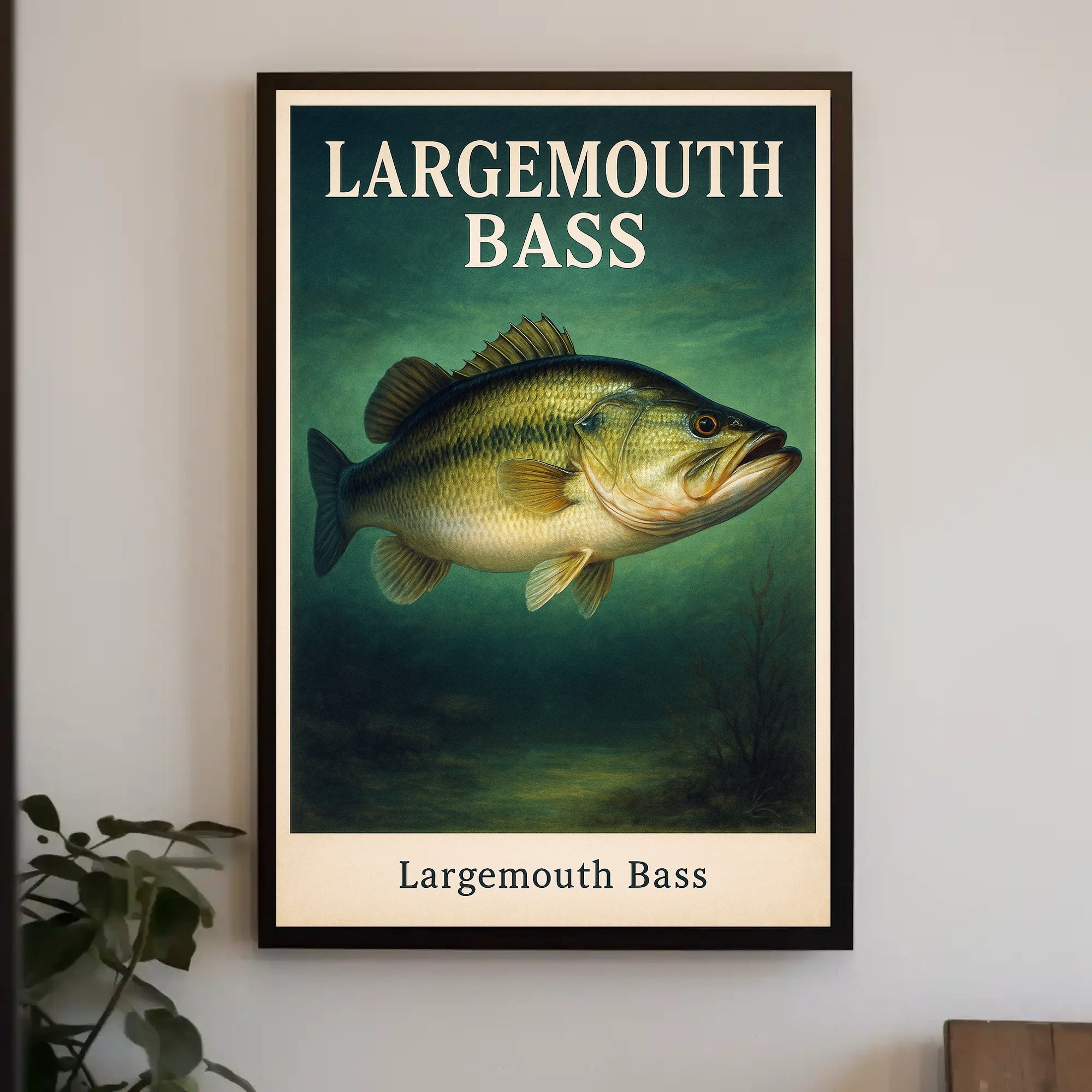 Largemouth Bass Poster PosterGoat
