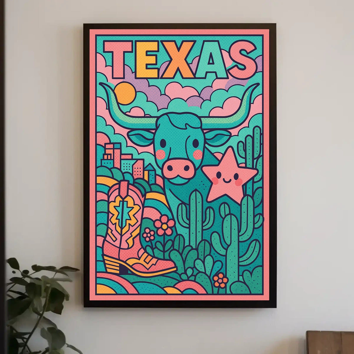 Texas Vibes Poster