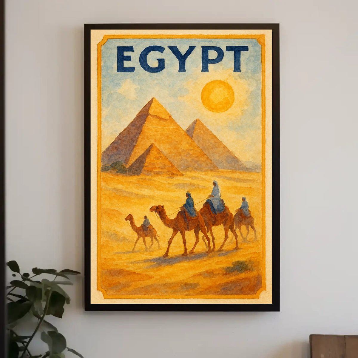 Colorful Artistic Journey Captured in Abstract or Artistic Poster