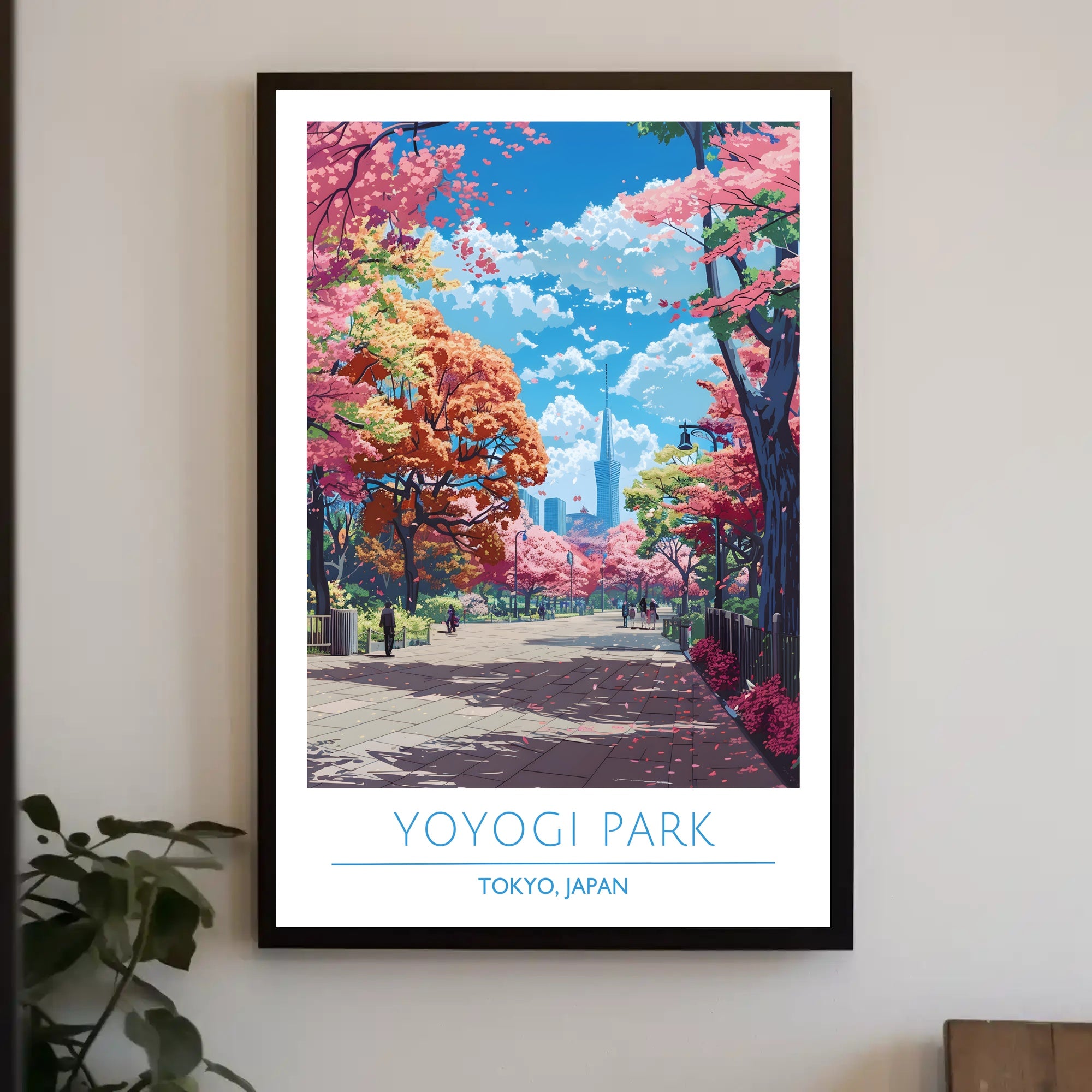 Yoyogi Park in Spring Poster