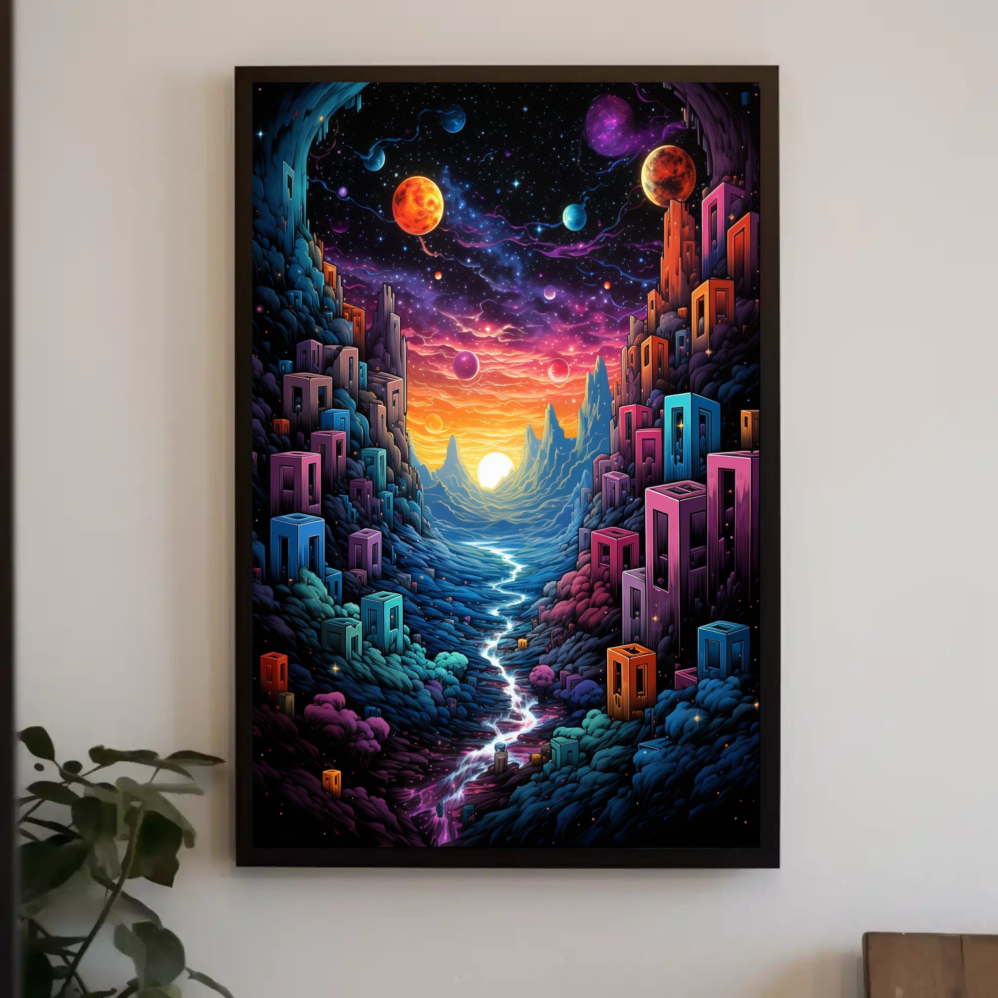 Cosmic Dreamscape Poster PosterGoat