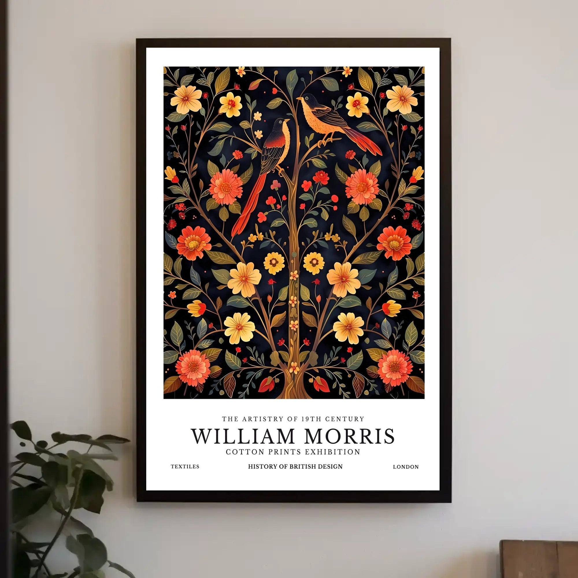 William Morris Cotton Prints Heritage Poster