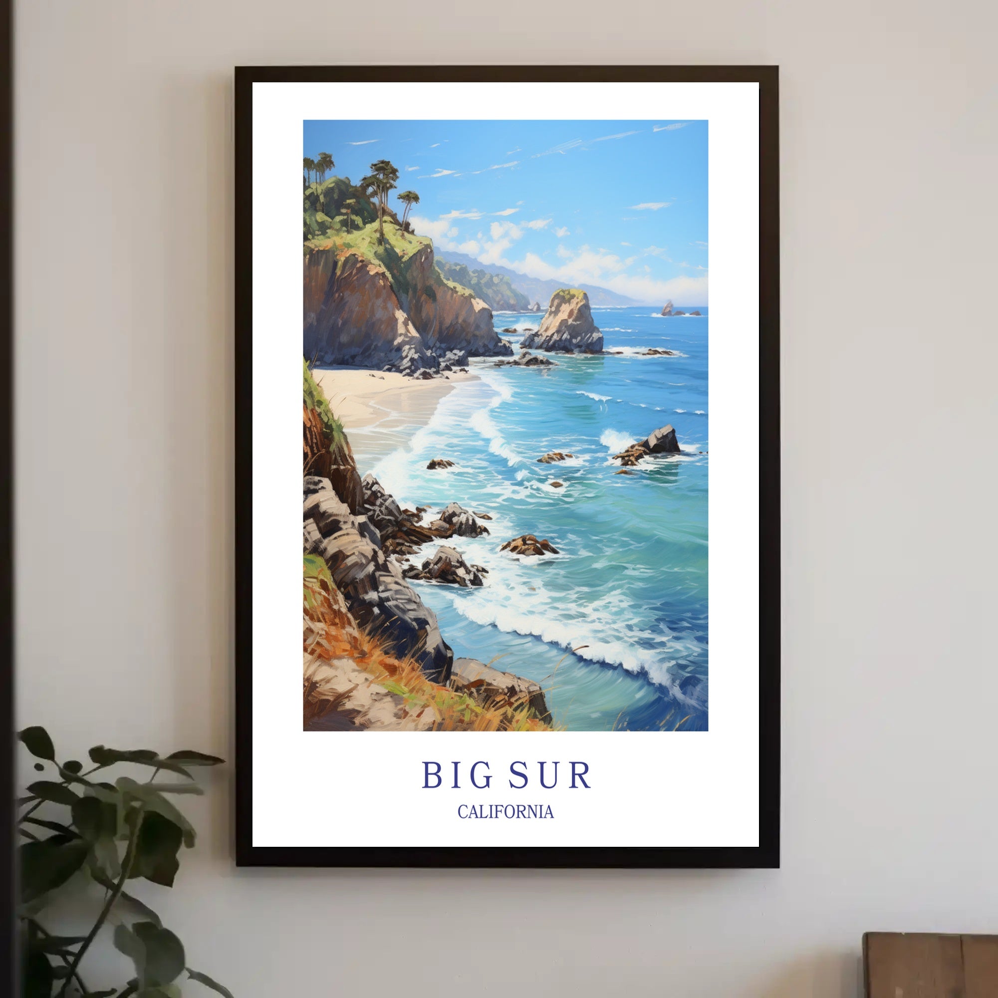 Big Sur Scenic Coast Travel Poster PosterGoat