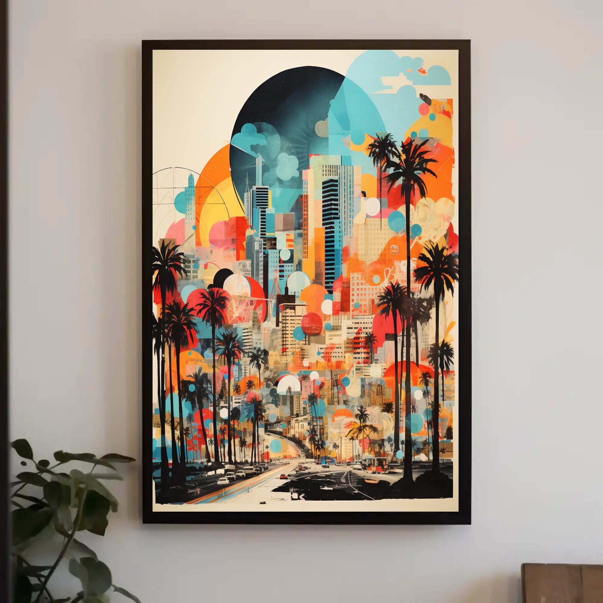 Vibrant Cityscape Poster