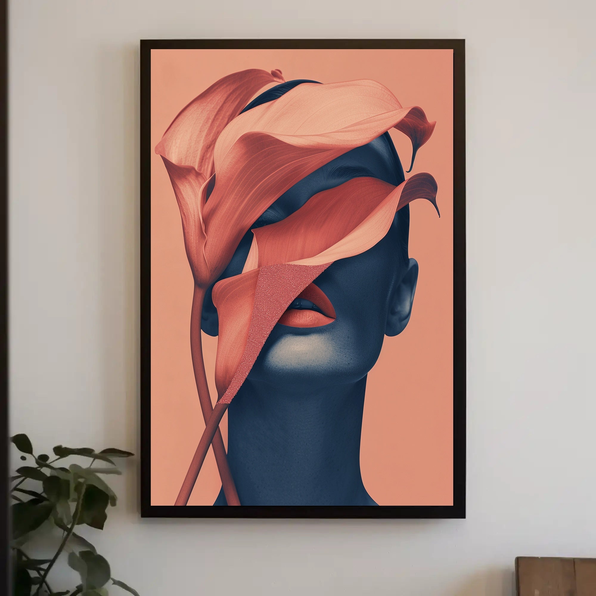 Striking Surreal Female Art Abstract or Artistic Poster PosterGoat