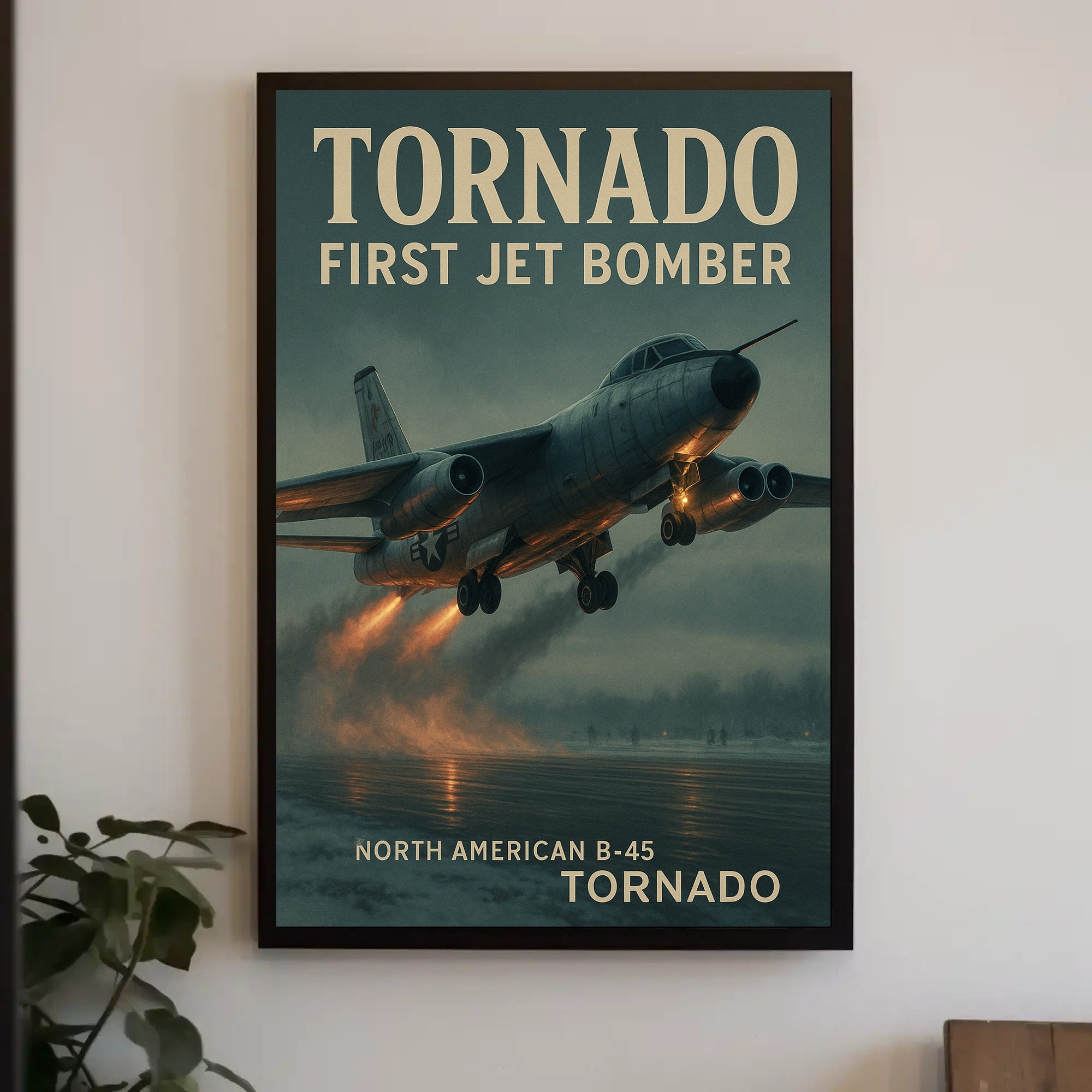 North American B-45 Tornado Early Cold War Poster