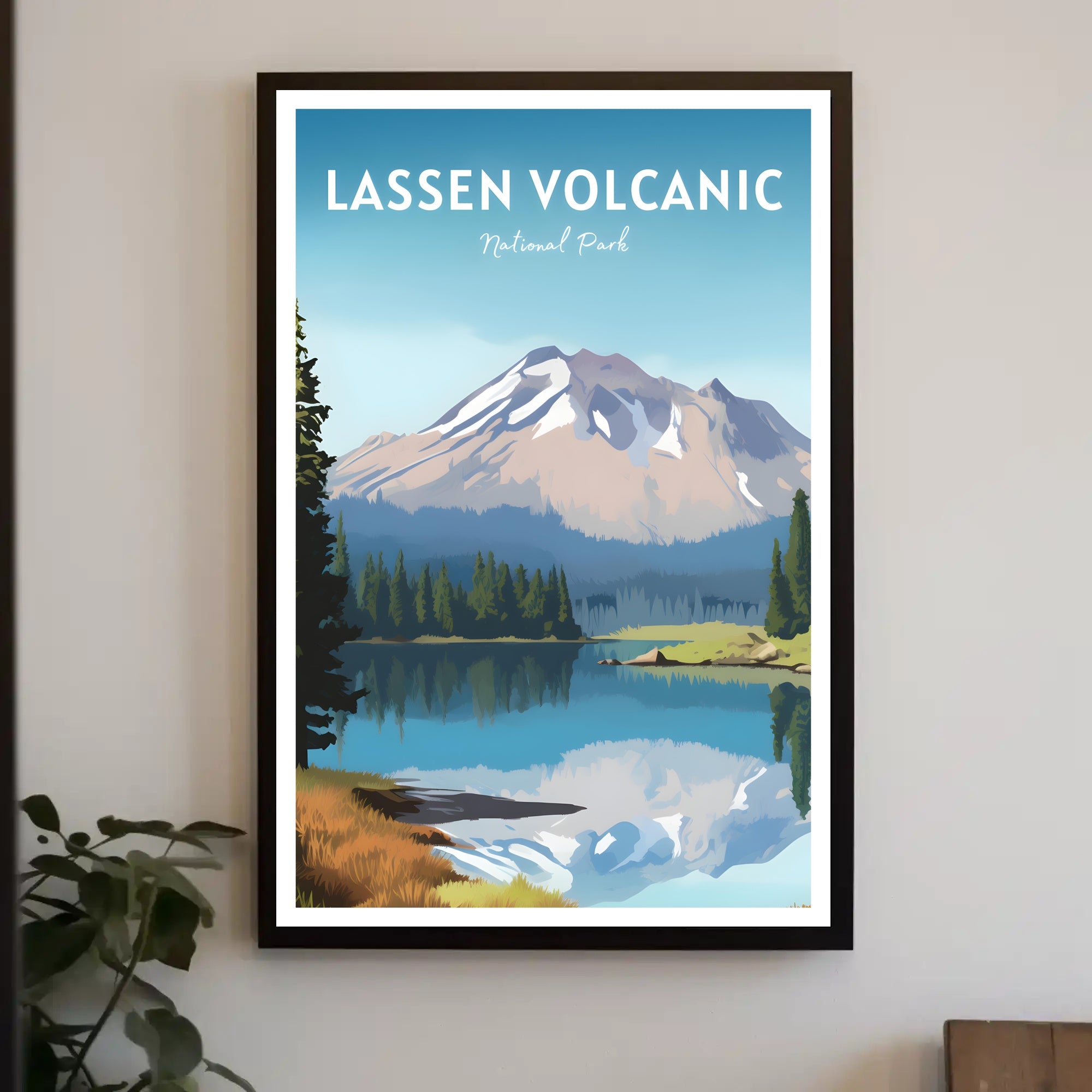 Lassen Volcanic National Park Scenic Poster Print
