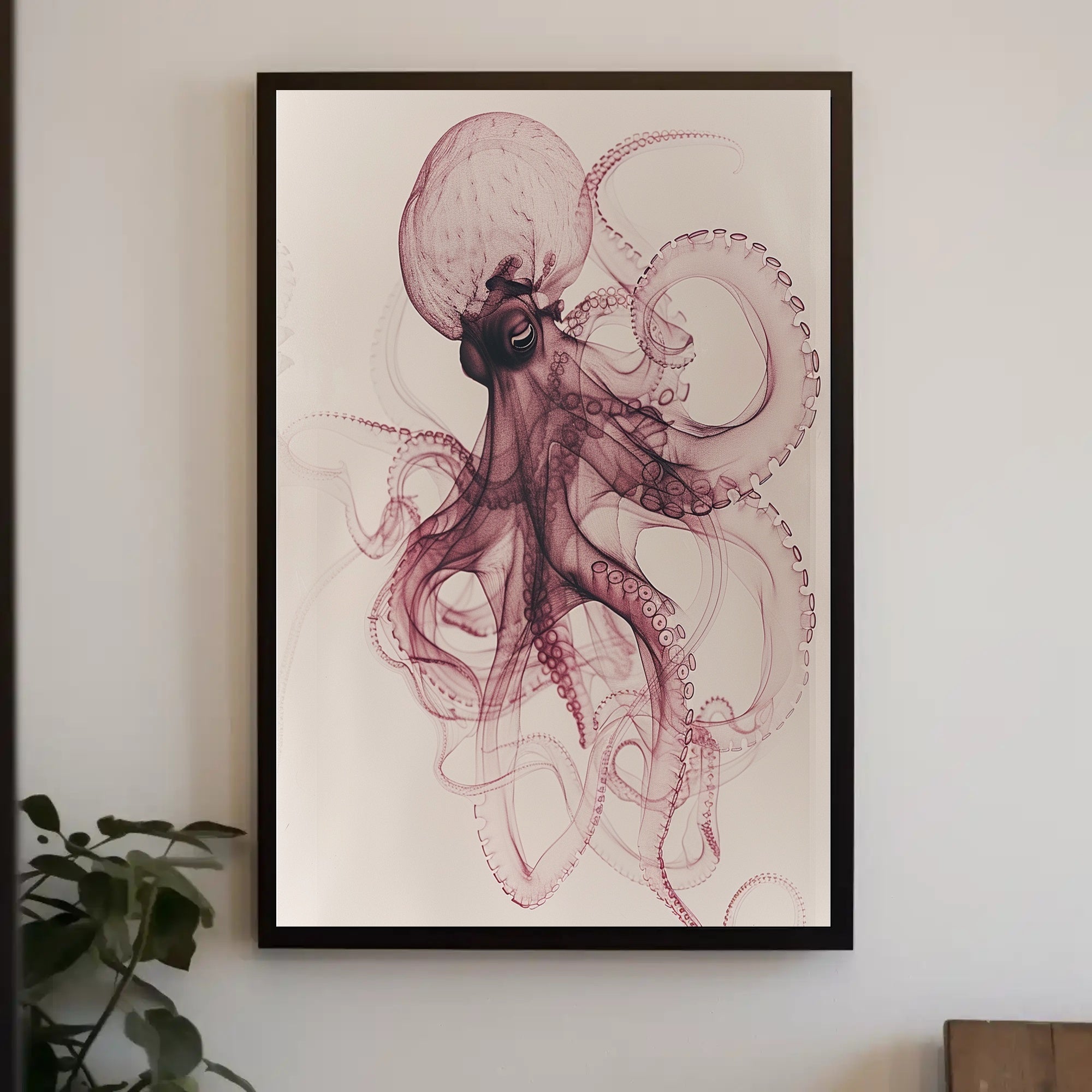 Mesmerizing Octopus Art Poster for Home Decor PosterGoat