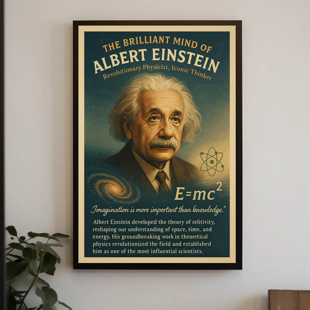 The Brilliant Mind of Albert Einstein Poster