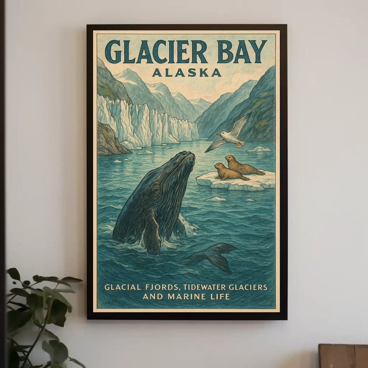 Glacier Bay, Alaska Poster
