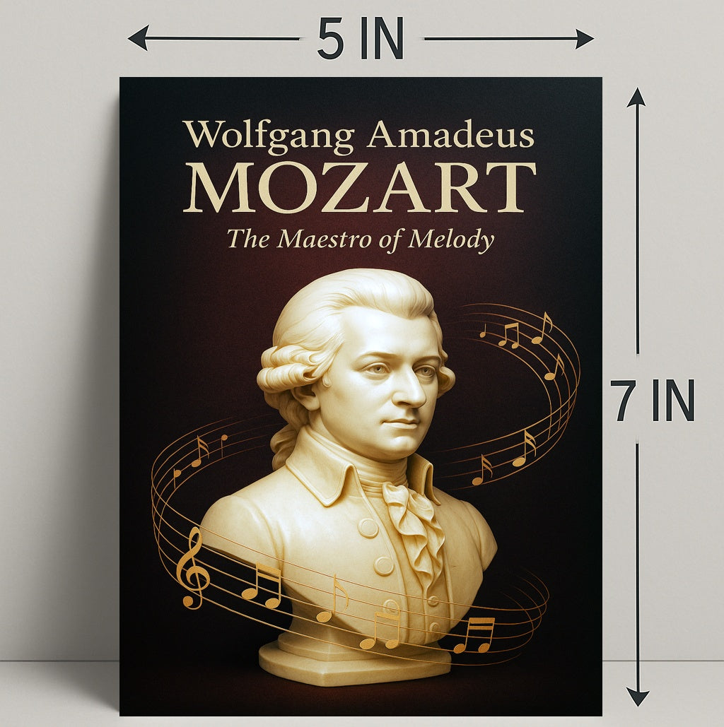 Wolfgang Amadeus Mozart The Maestro of Melody Poster PosterGoat