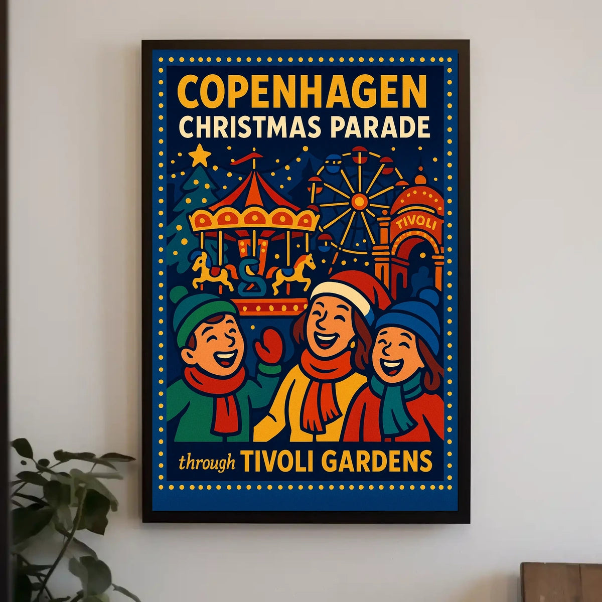 Copenhagen Christmas Parade Poster