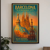 Barcelona A Symphonic City Poster