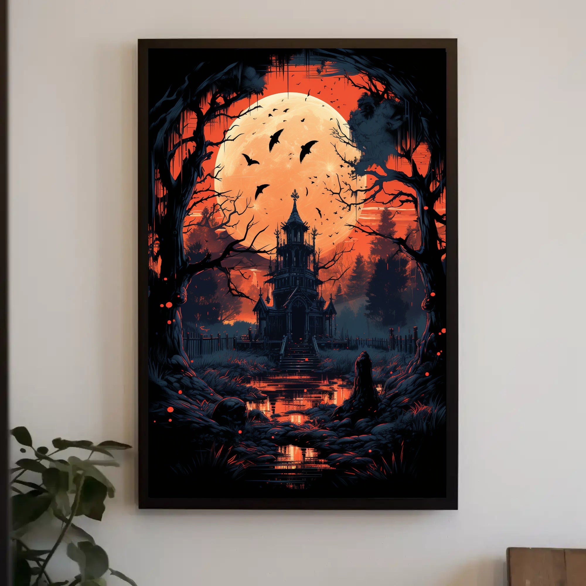 Haunted Mansion Under The Blood Moon Poster