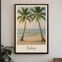 Belize Beach Getaway Poster