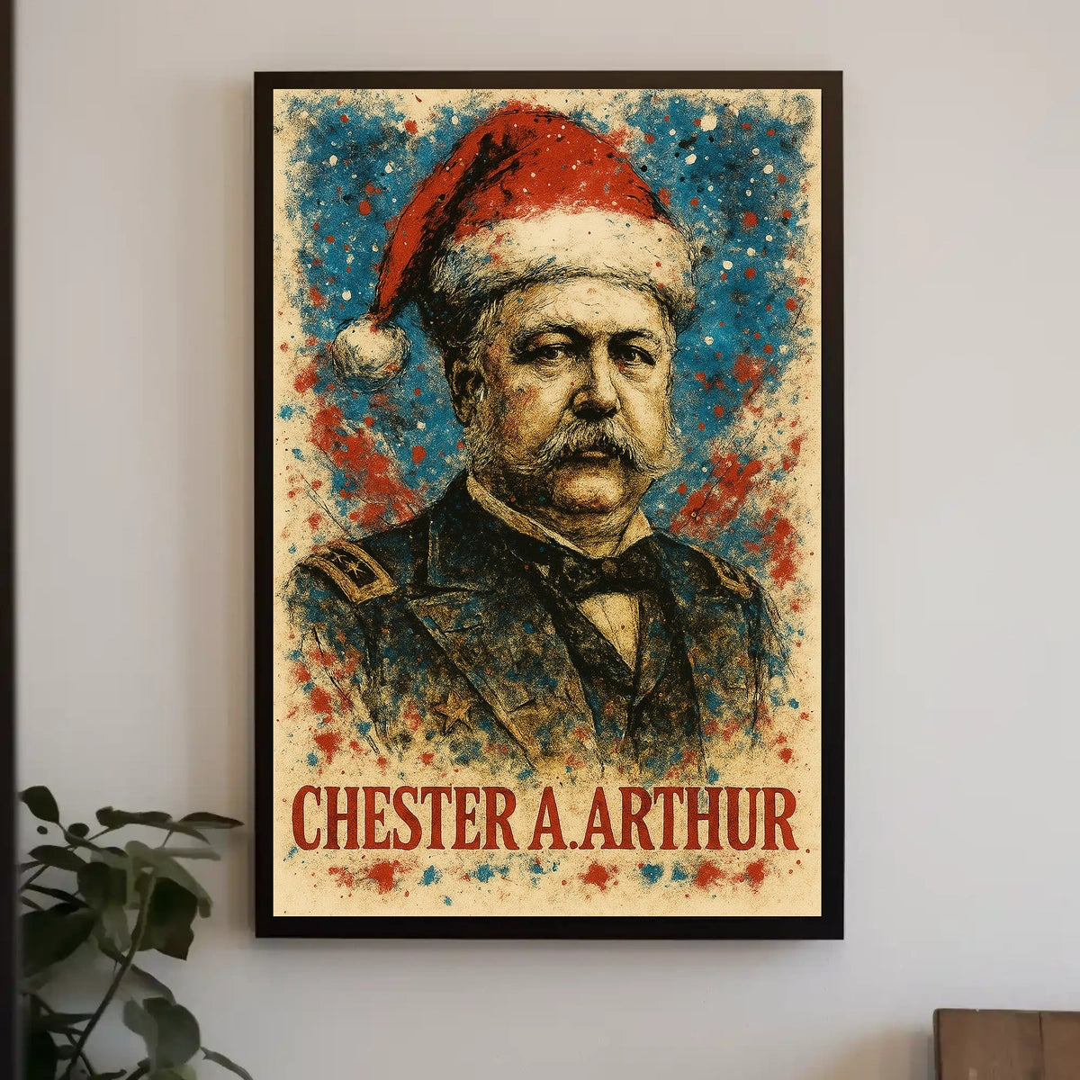 Chester A. Arthur 21st President of the United States Christmas SeriesPoster