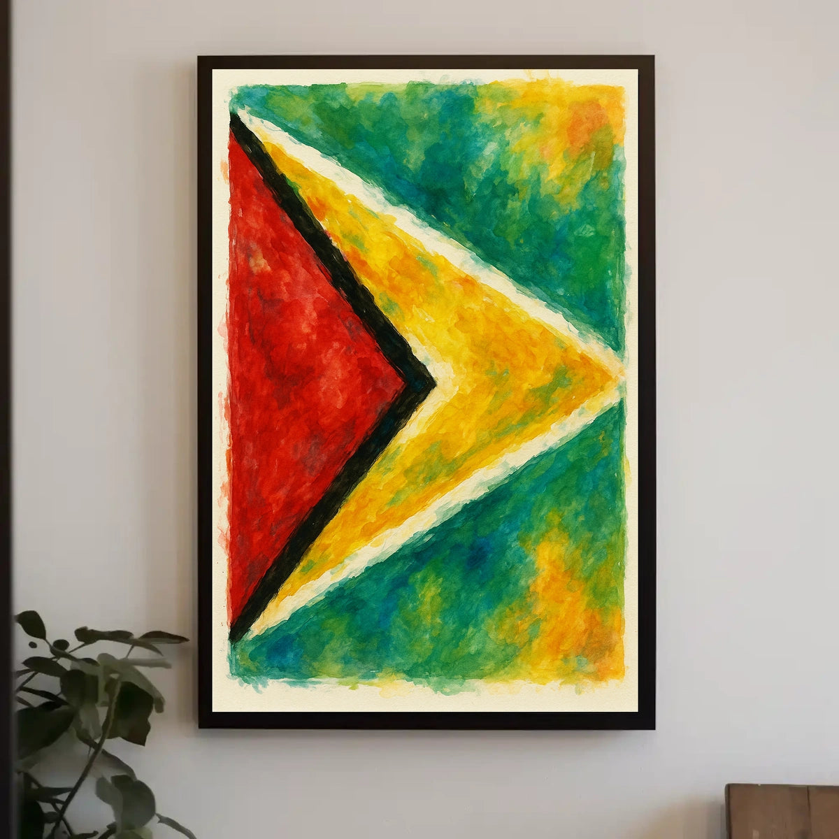 Abstract National Colors Poster