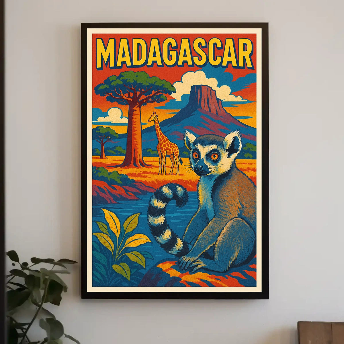 Madagascar Wildlife Adventure Poster