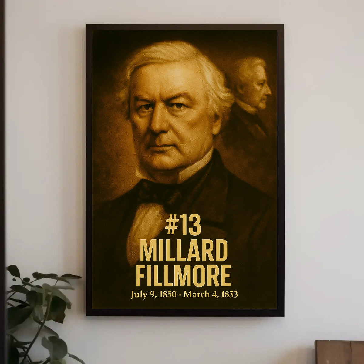 Millard Fillmore 13Th President Poster