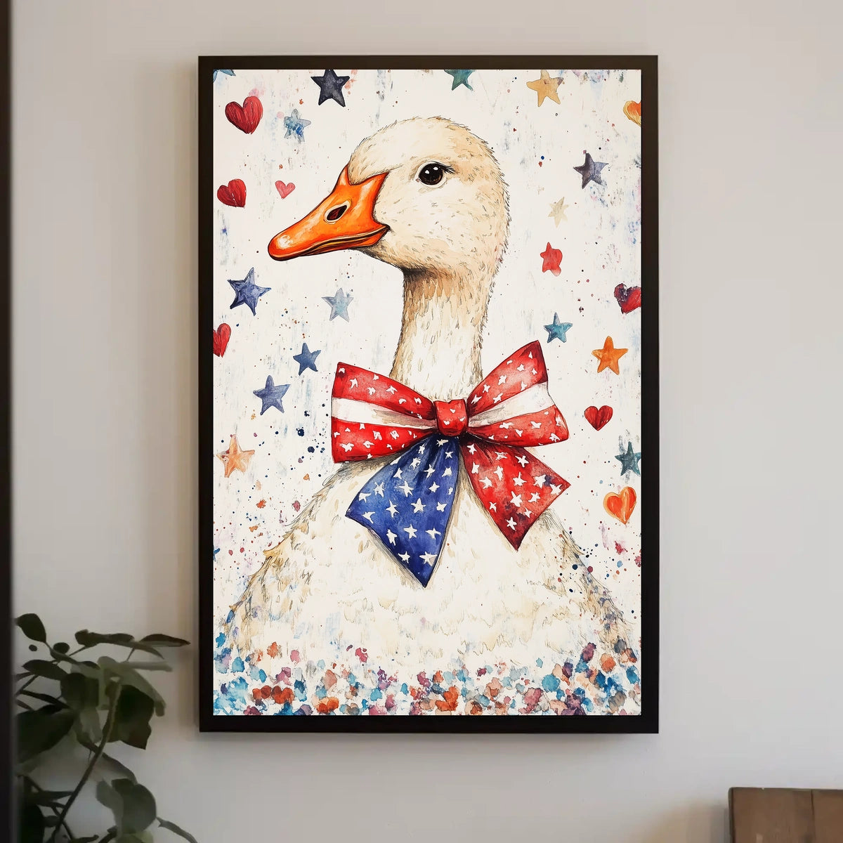 patriotic goose Poster