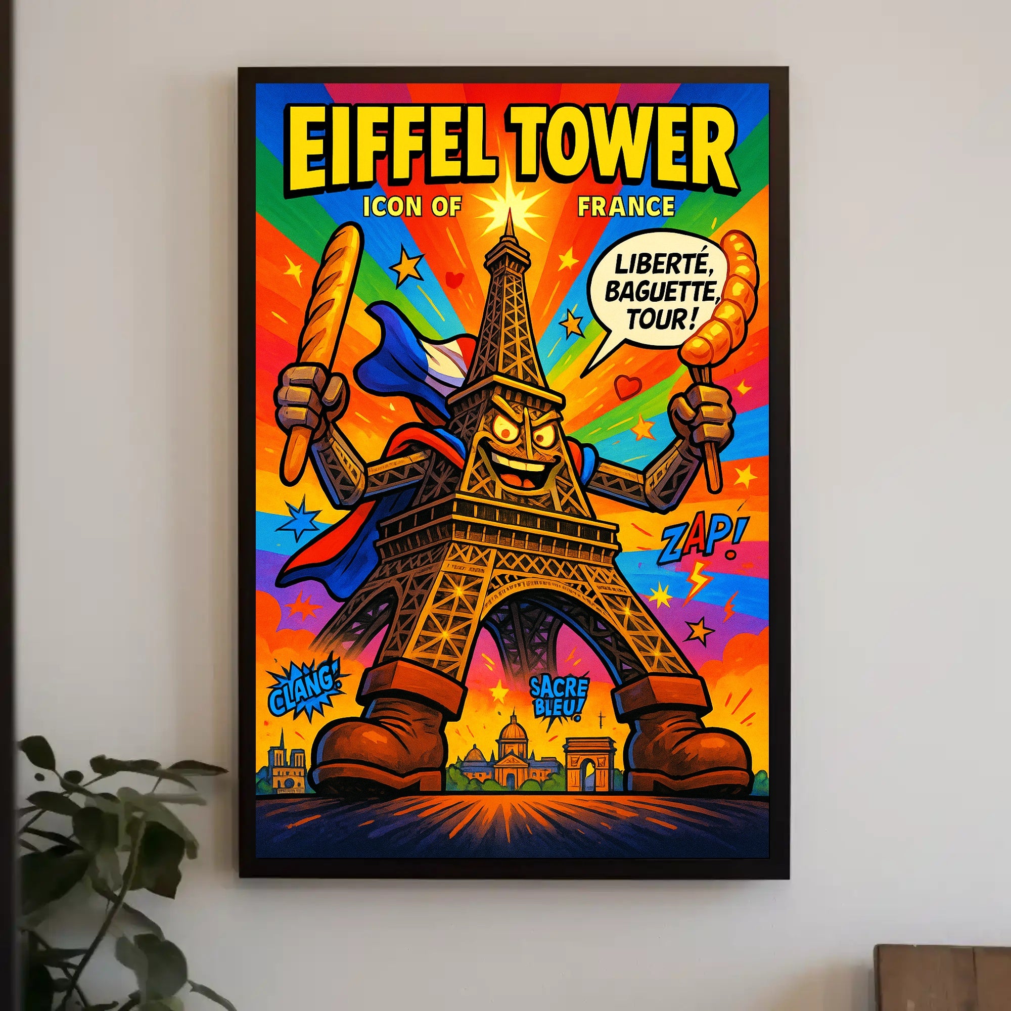 Eiffel Tower Icon of France Poster PosterGoat