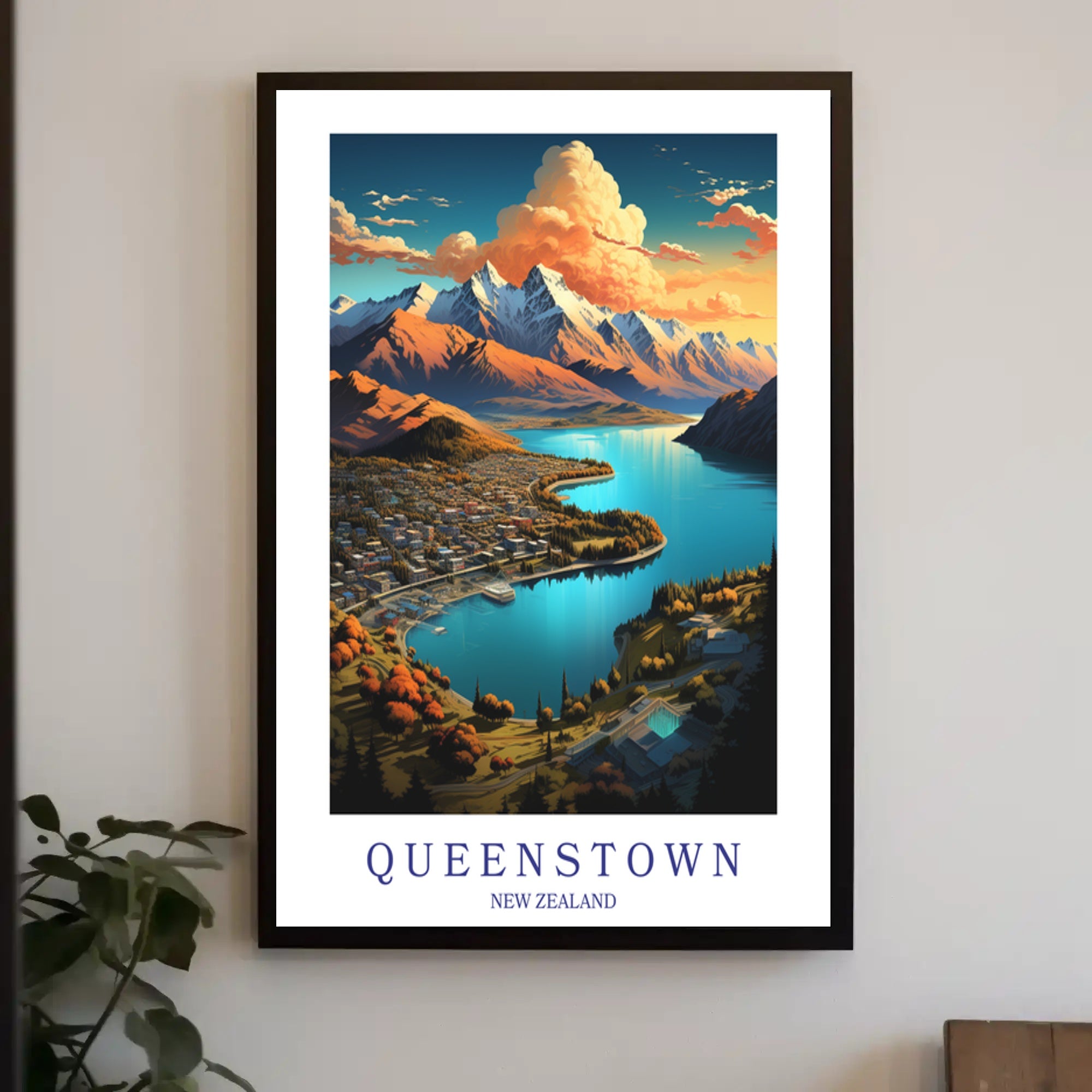 Scenic Queenstown Poster PosterGoat