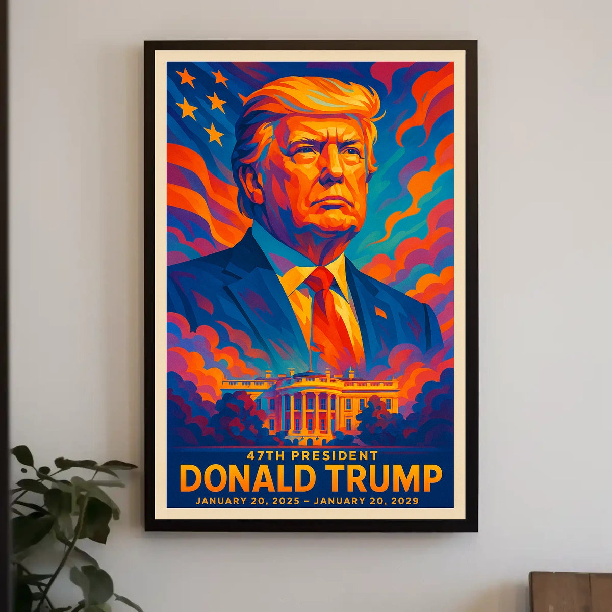 Donald Trump 47th President Pop Art Poster