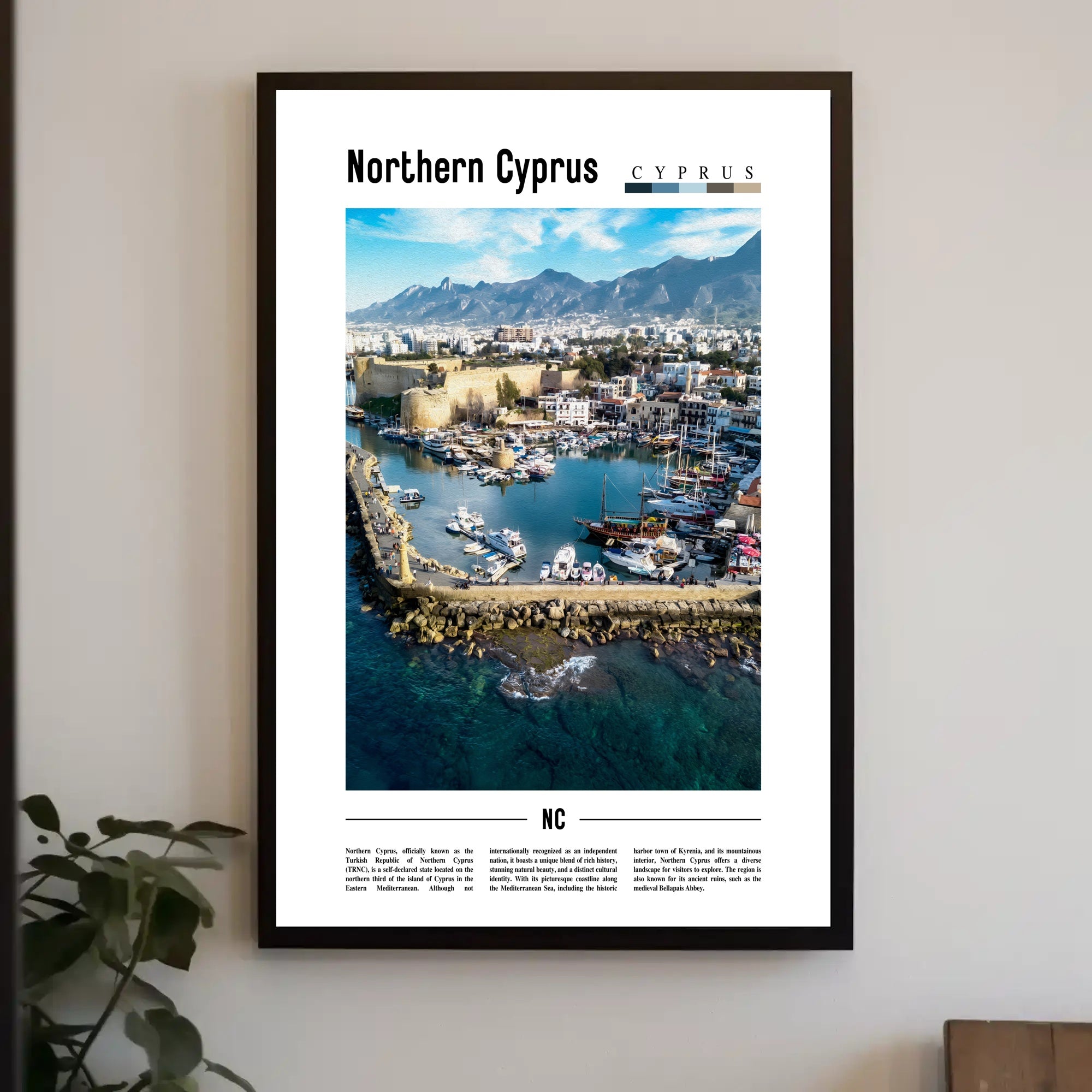 Kyrenia Coastal Beauty Travel Poster PosterGoat