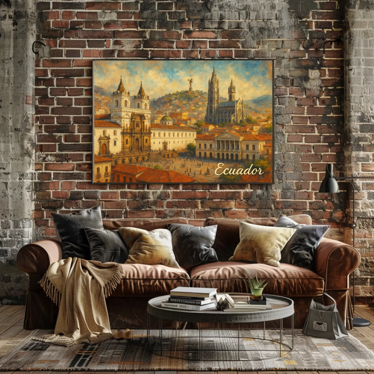 Ecuador A Vibrant Cityscape Poster