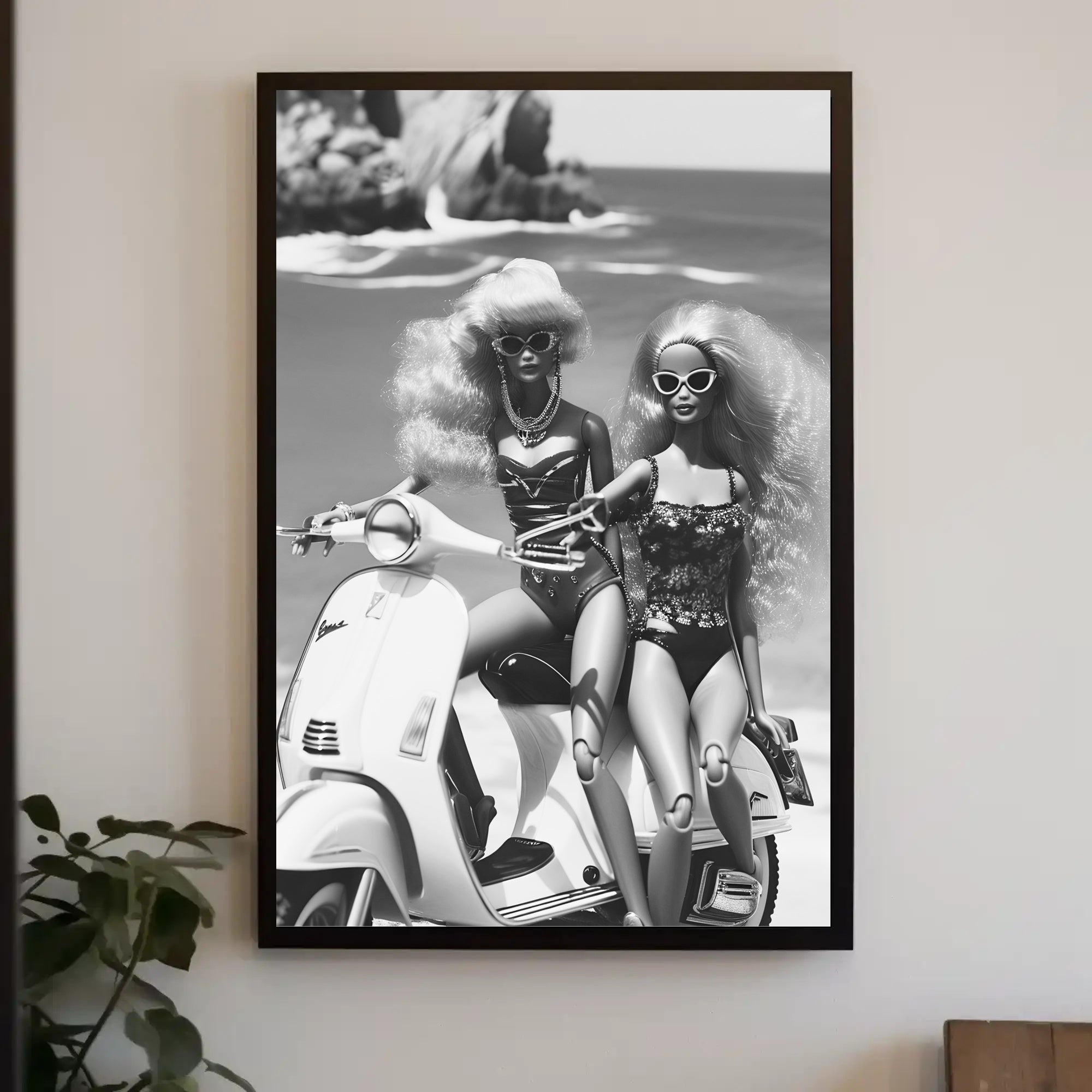 Stylish Summer Adventure Vintage Fashion Pop Culture Poster PosterGoat