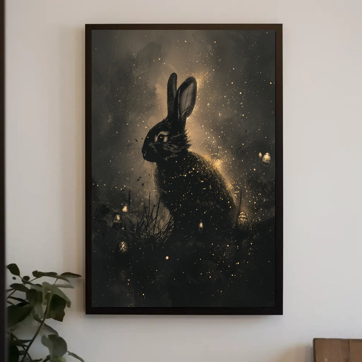 Enchanted Night Rabbit Poster