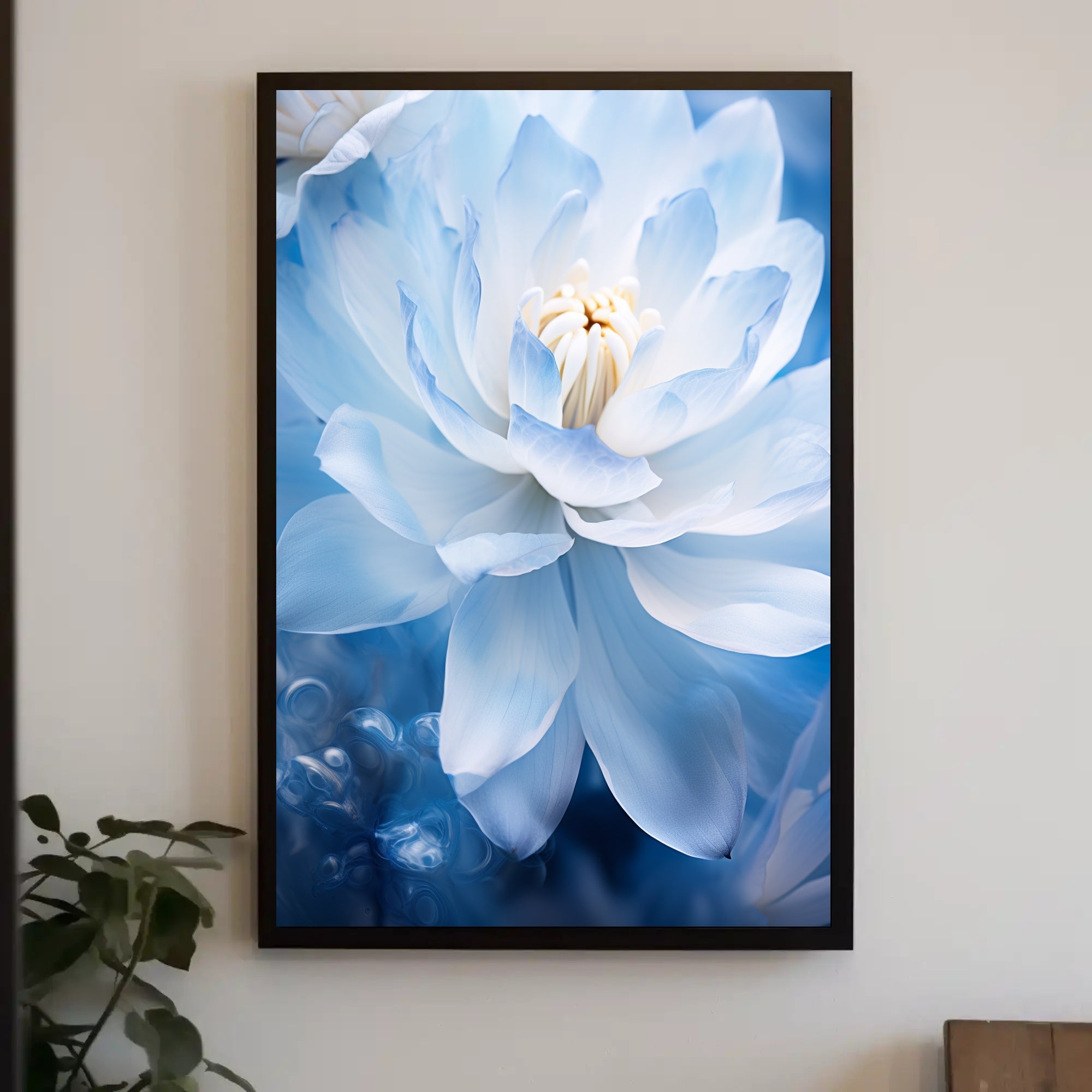 Serenity In Blue Poster