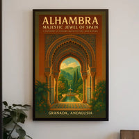 Alhambra Majestic Jewel of Spain Poster