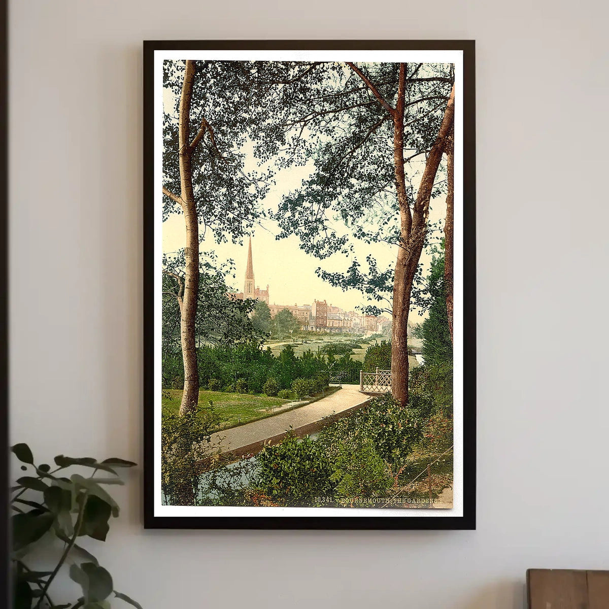 Scenic Landscape With Pathway Poster