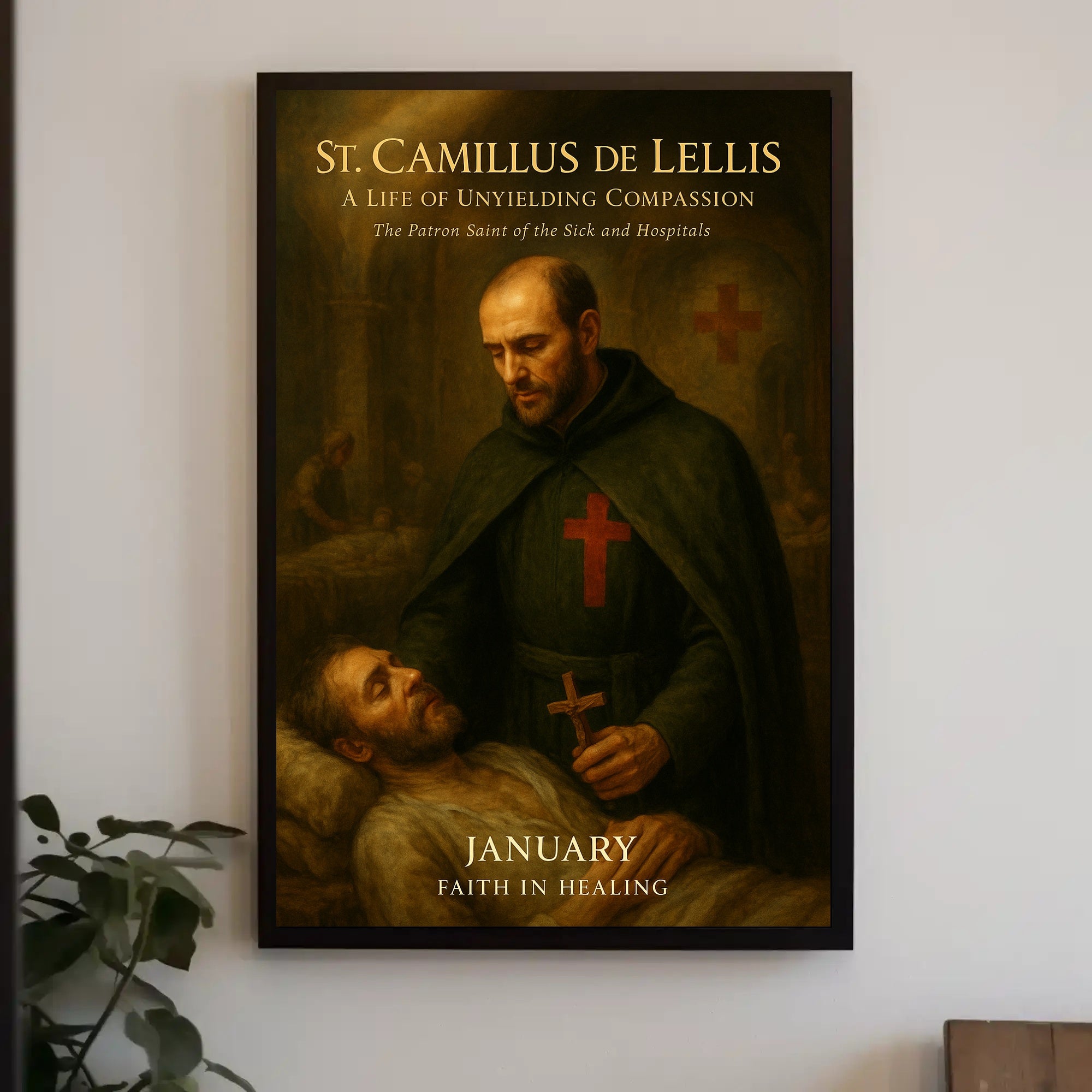 St. Camillus De Lellis Religious Poster Print
