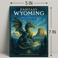 Fantasy Wyoming Poster PosterGoat