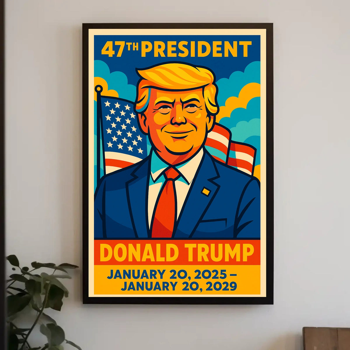 Donald Trump A Vision for the Future Poster