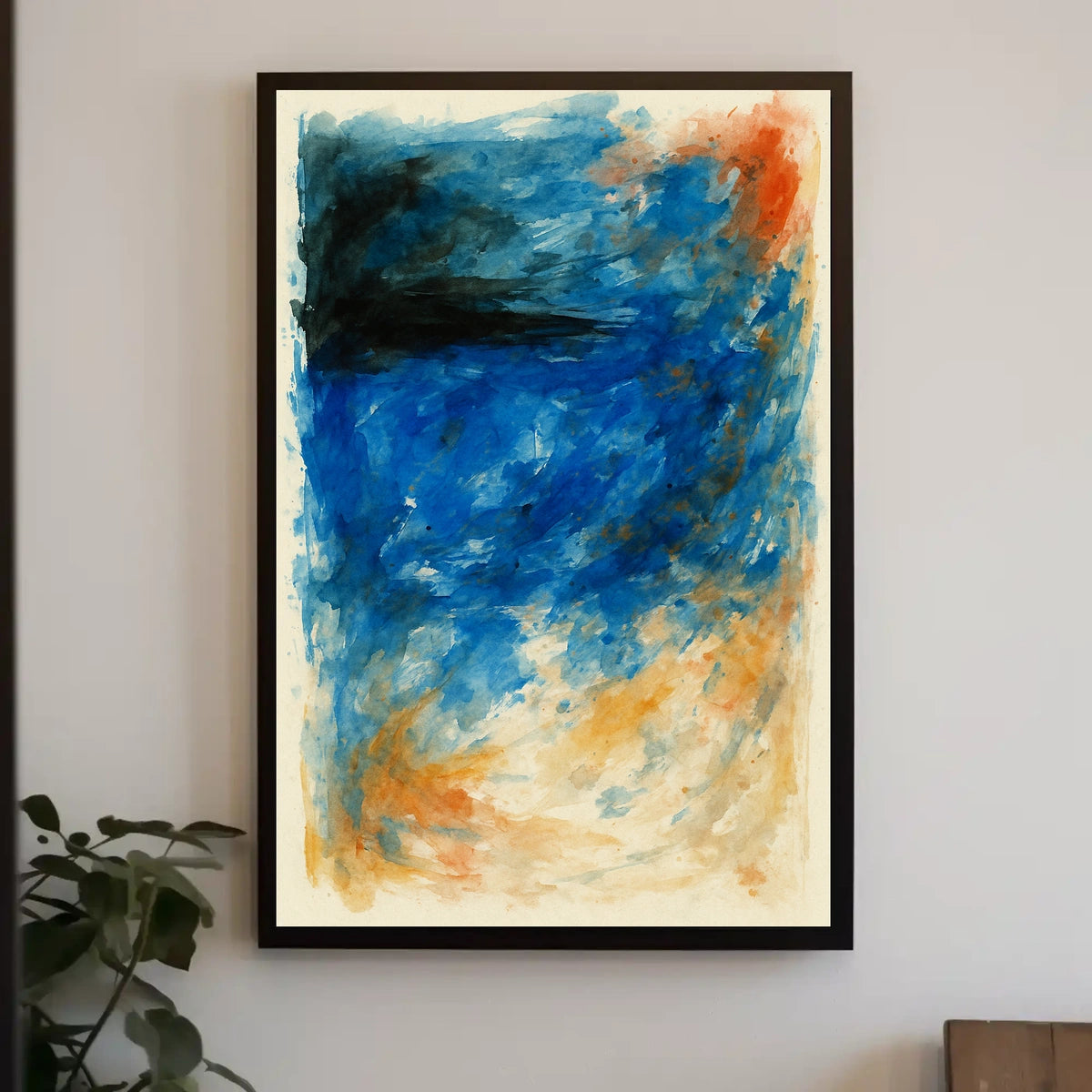 Abstract Waves Of Color Abstract Poster