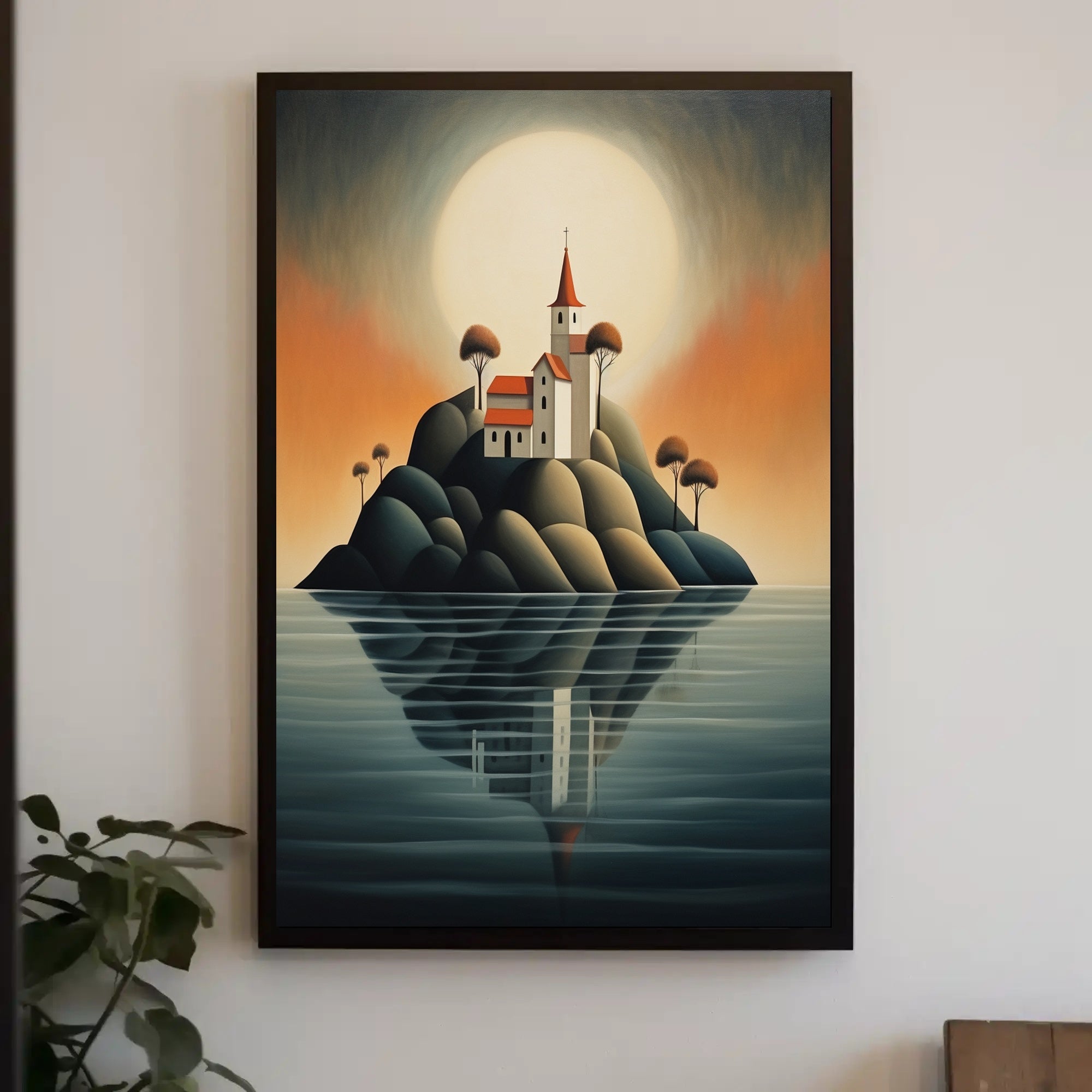 Enchanted Island Church Poster PosterGoat