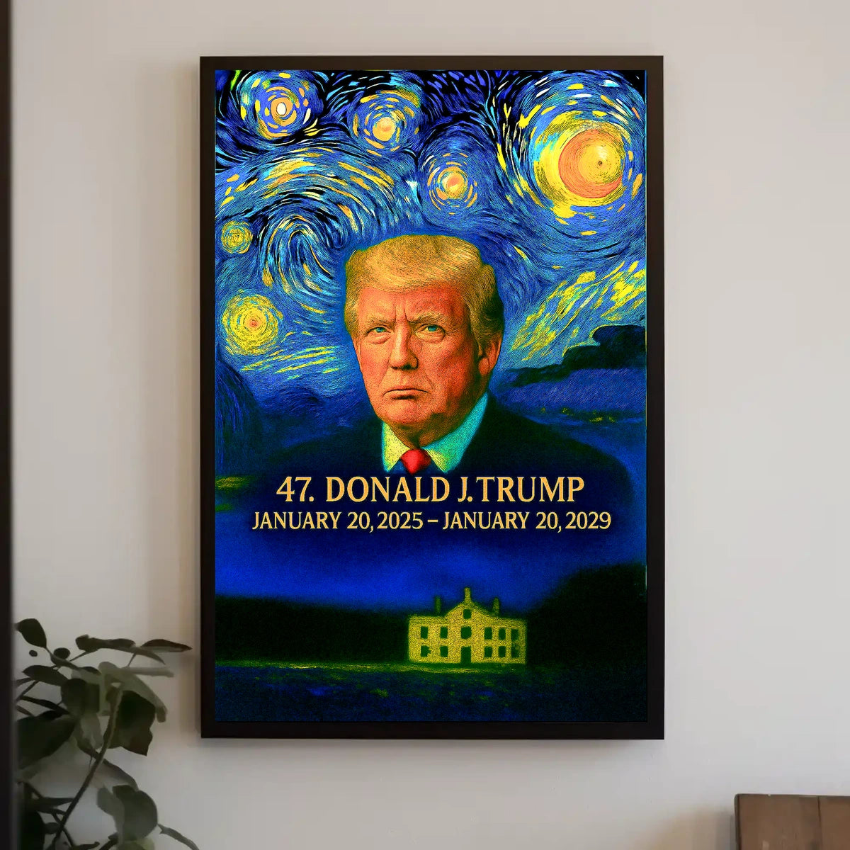 Donald Trump 47th President of the United States Presidential Masterpiece Series Poster