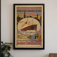 Atlantic Transport Line Cruise Poster PosterGoat