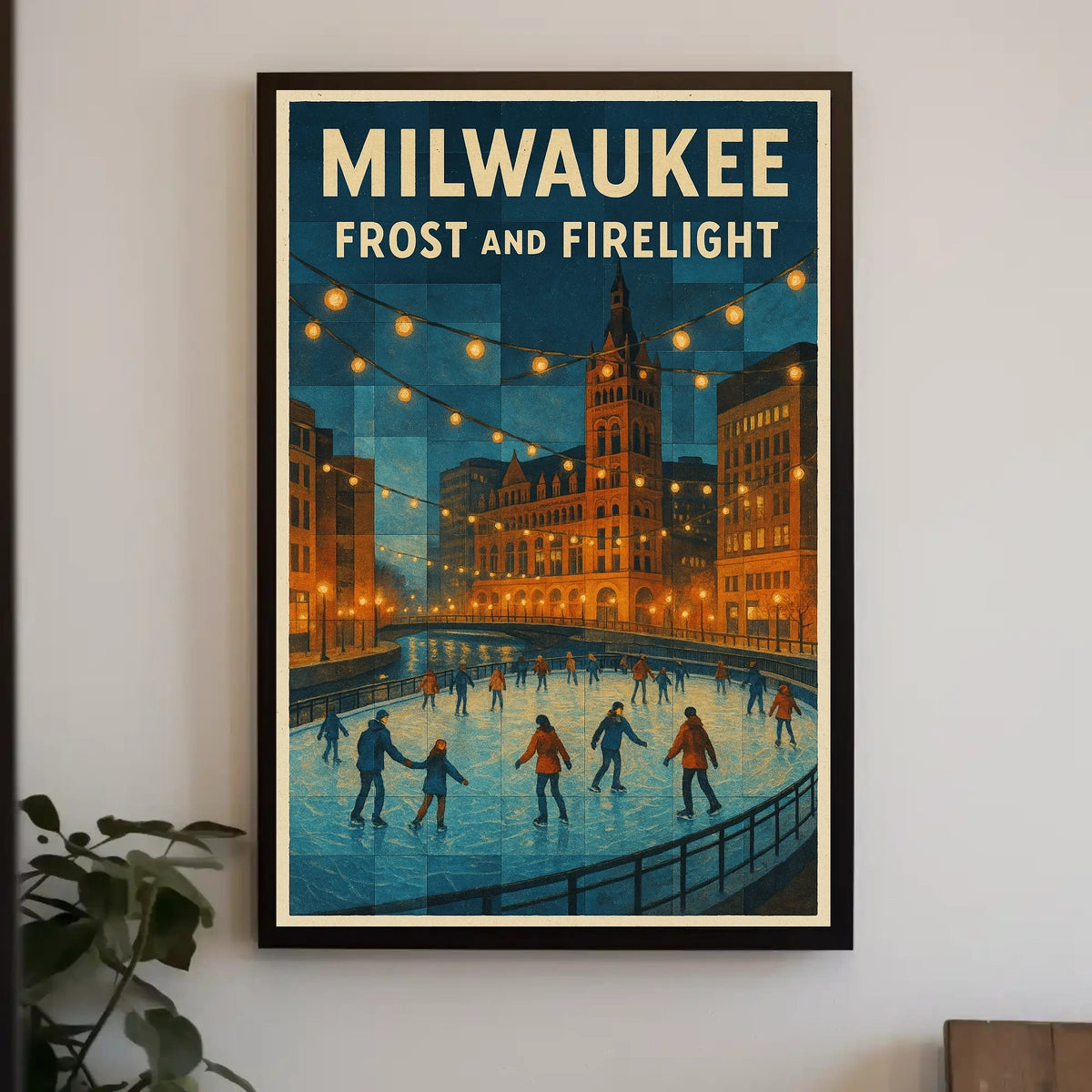 Milwaukee Frost And Firelight Poster