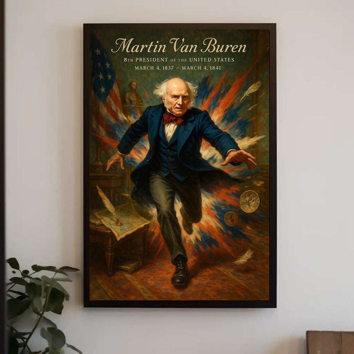 Martin Van Buren 8th President Poster