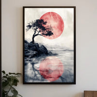 Vintage Car and Landmark Art Deco Poster