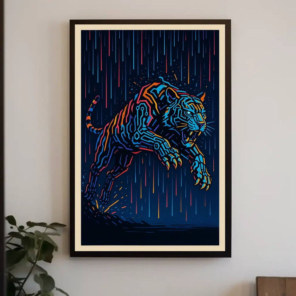 Cybernetic Tiger Poster