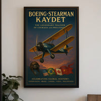 Boeing-Stearman Kaydet The Legendary Trainer Poster