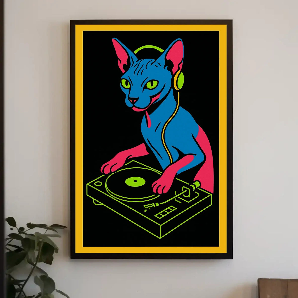 Dj Cat Vibes Poster