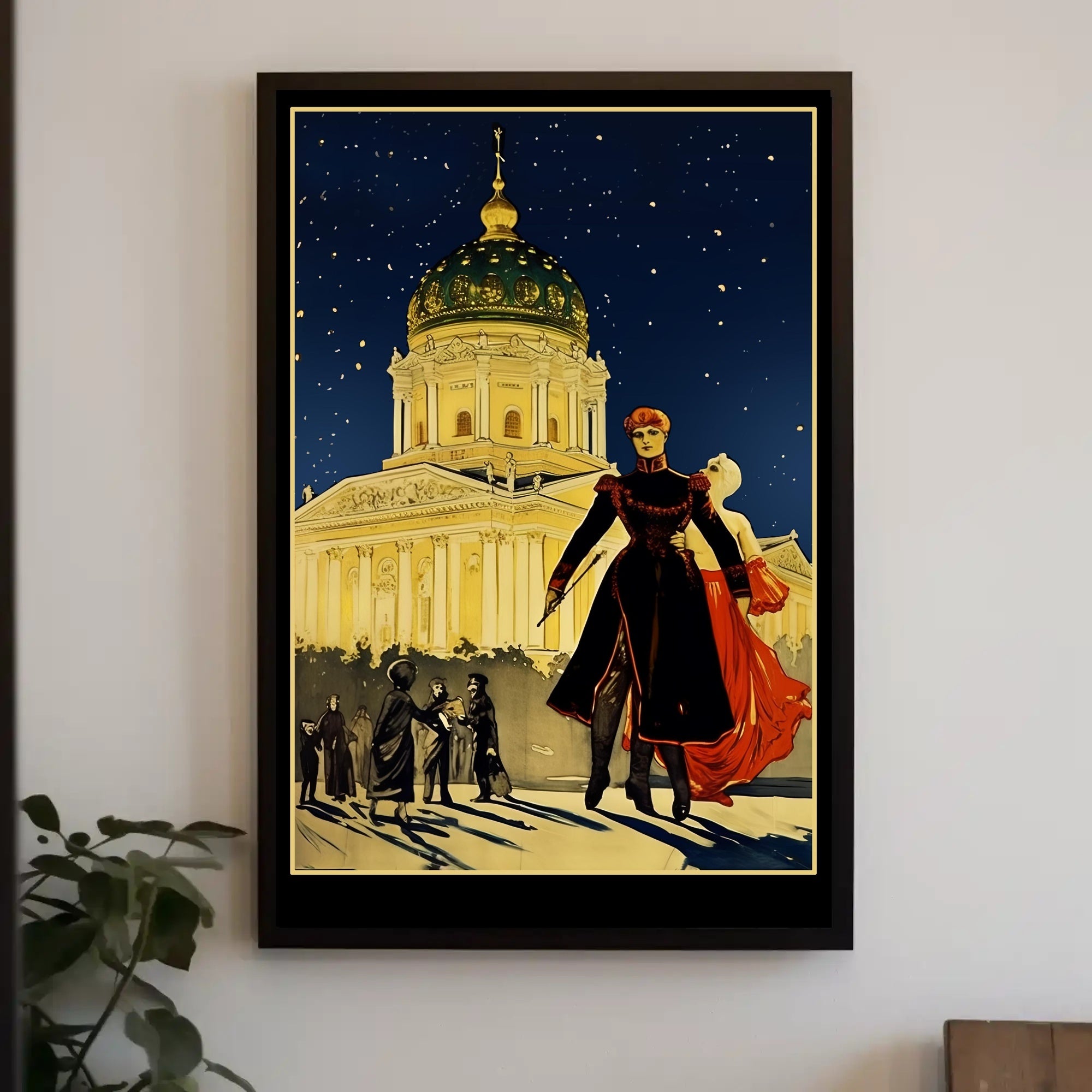 Enigmatic Night at the Grand Dome Poster