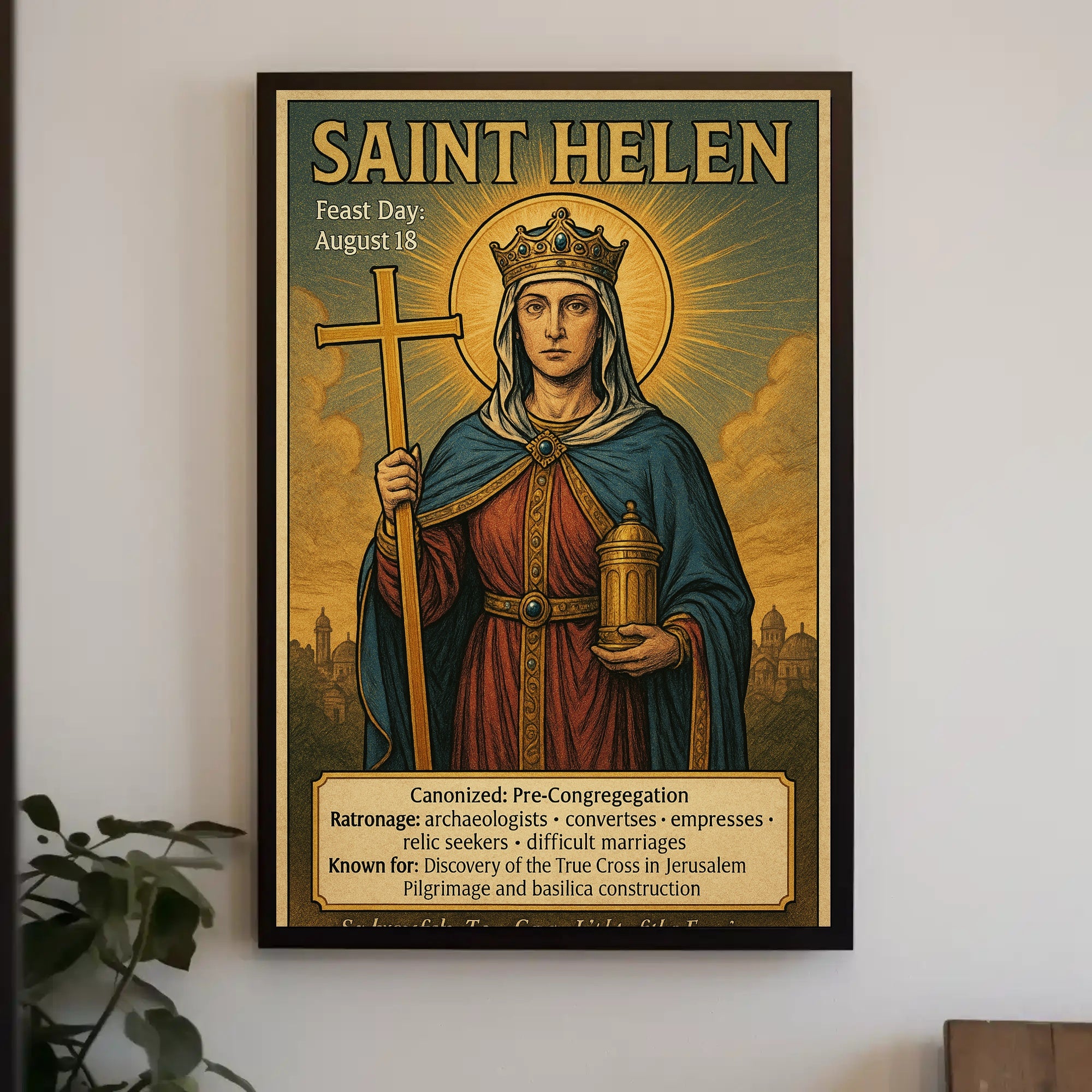 Saint Helen Poster PosterGoat