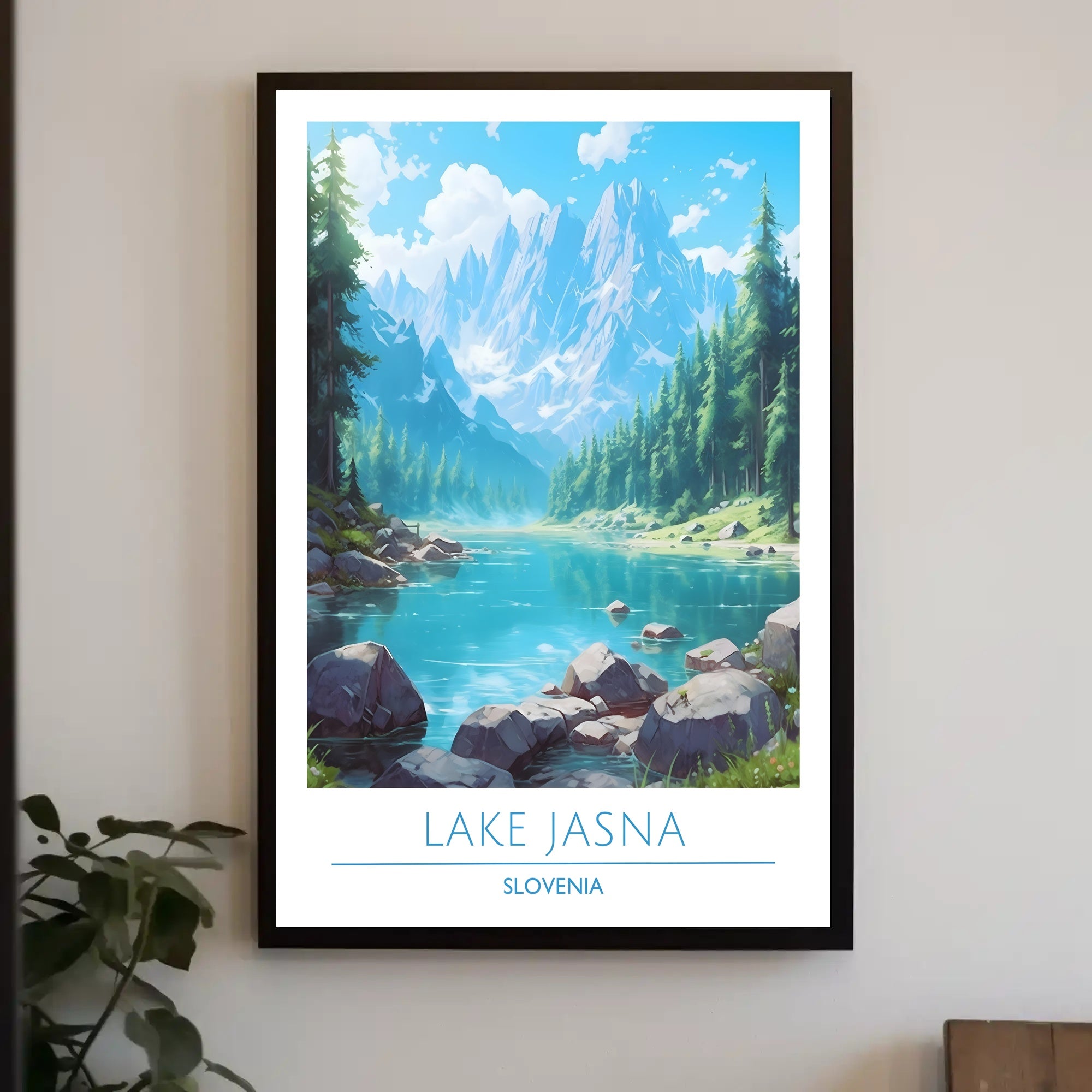 Serene Beauty of Lake Jasna Poster